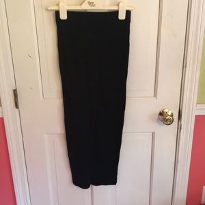 Black long skirt